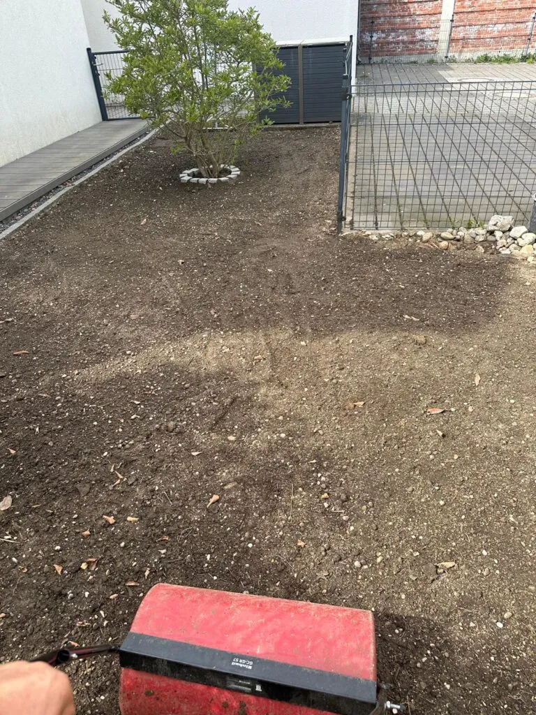 Gepflegte Außenanlage nach der Bearbeitung
